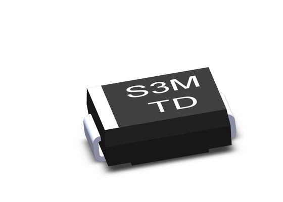 3A 1000V S3M SMDの整流器ダイオードSmcは214ab足跡のSma SMB SMC SMAF SMBF SMCFのパッケージをする